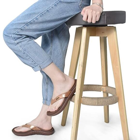 jiajiale Wome Fashion Orthotic Flip Flops /Slip On Yoga Mat Thong Sandals - Picture 2 of 8